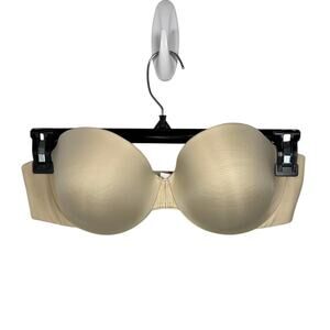 DKNY Nude Strapless Push Up Bra Women's 36C